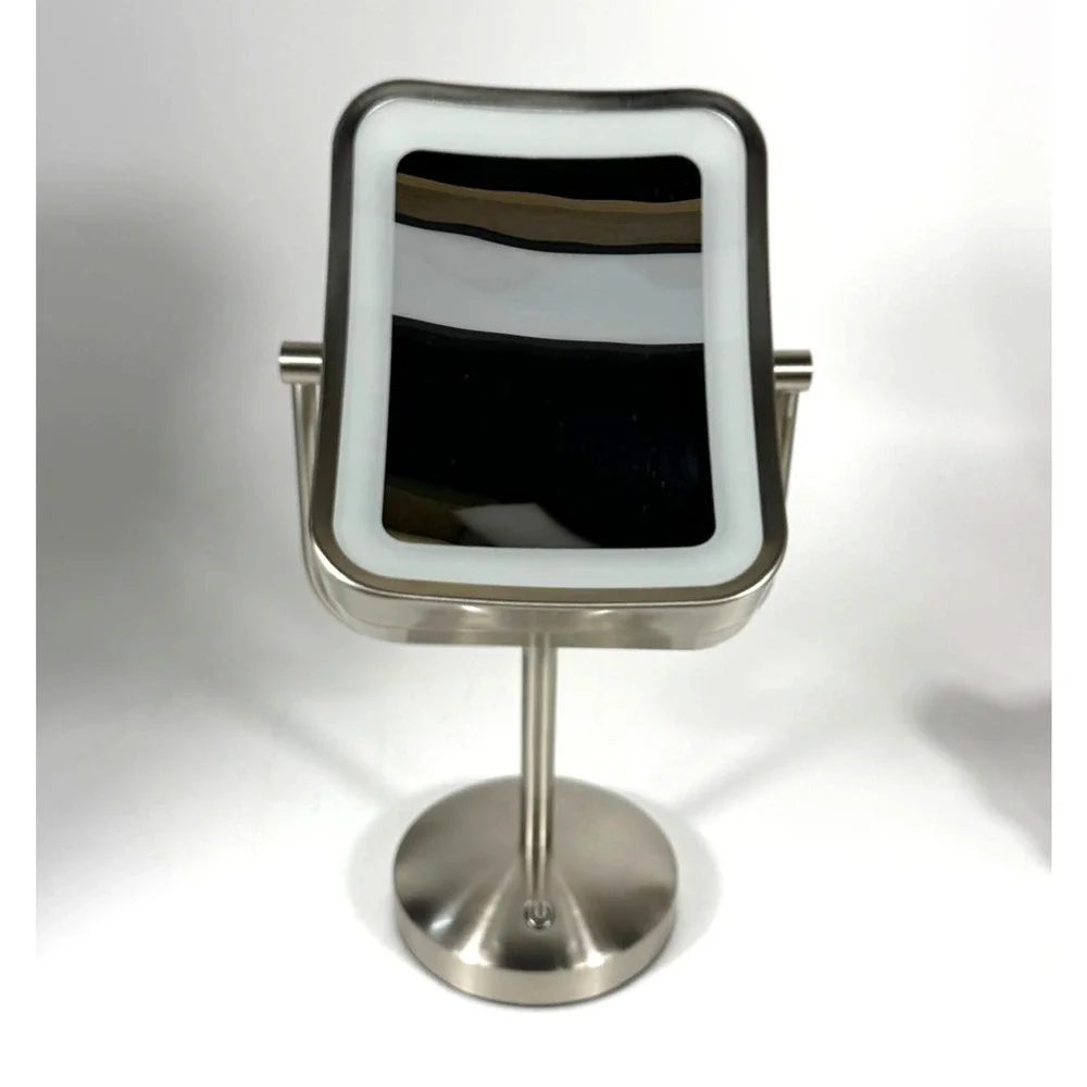 Conair Reflections LED Vanity Makeup Mirror - Silver- Battery Operated